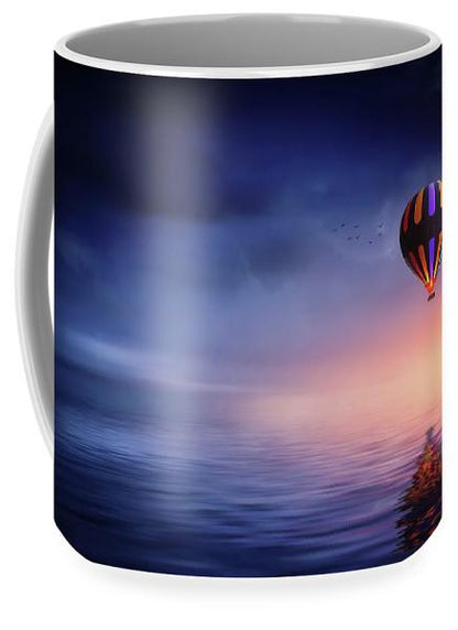 Hot Air Balloon Sunset - Coffee Mug