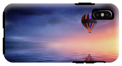 Hot Air Balloon Sunset - Phone Case