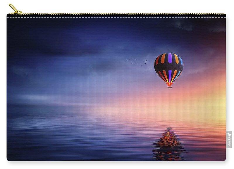 Hot Air Balloon Sunset - Carry-All Pouch