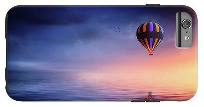 Hot Air Balloon Sunset - Phone Case