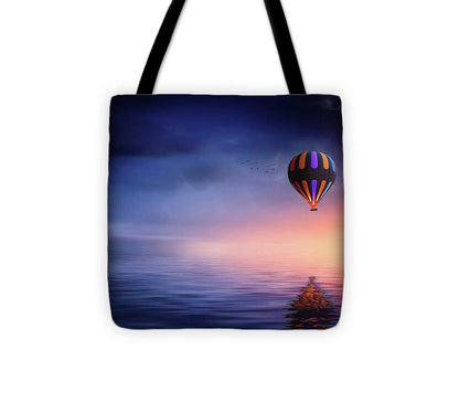 Hot Air Balloon Sunset - Tote Bag