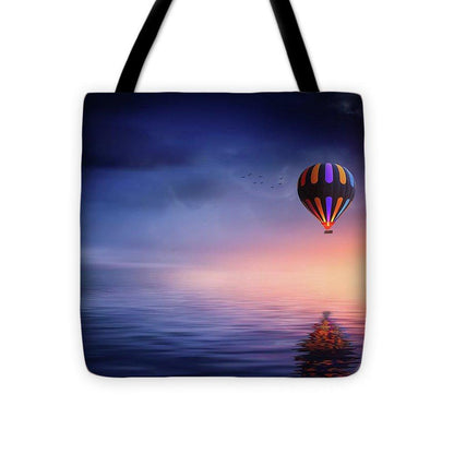 Hot Air Balloon Sunset - Tote Bag