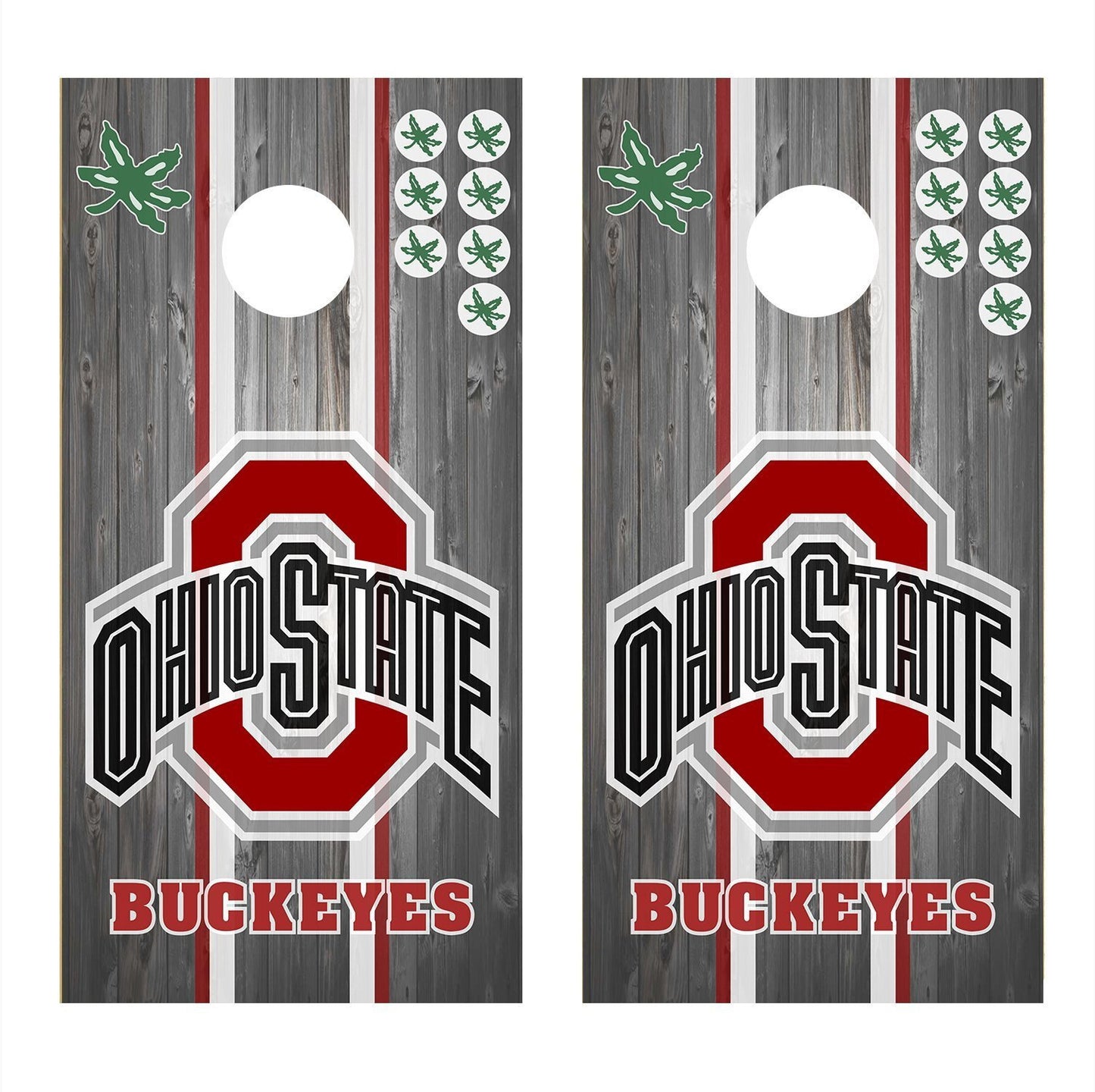 OSU Wood Design Cornhole Board Decal Wraps