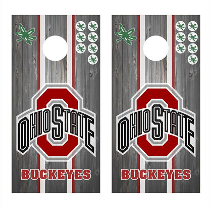 OSU Wood Design Cornhole Board Decal Wraps