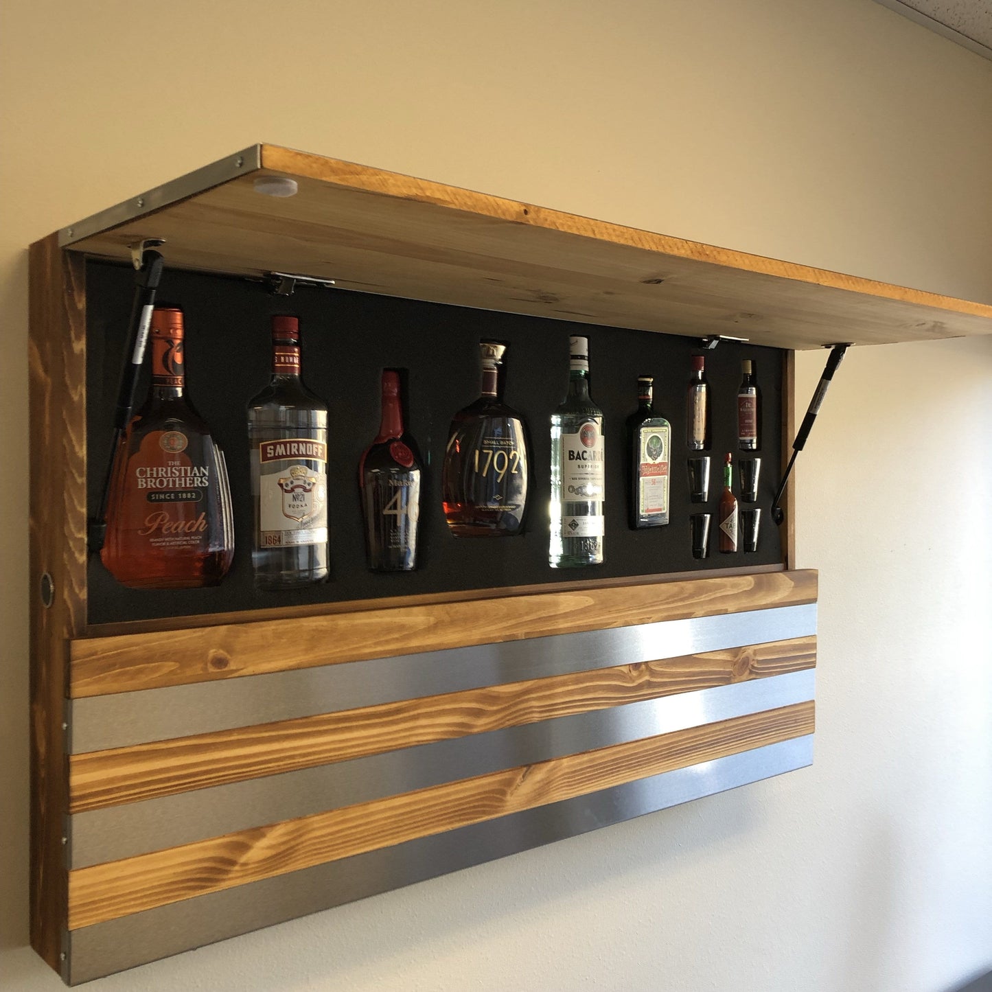 The Speakeasy Vault Freedom Cabinet Bar