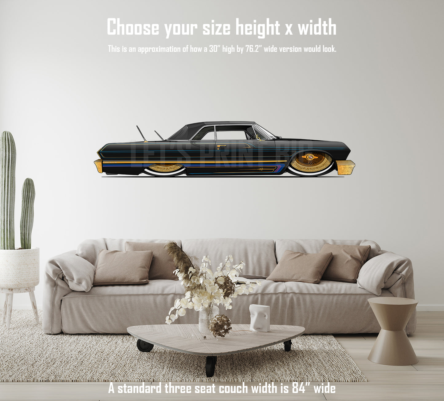 1963 Wild Impala Car Art Wall Decal