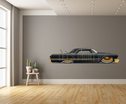 1963 Wild Impala Car Art Wall Decal