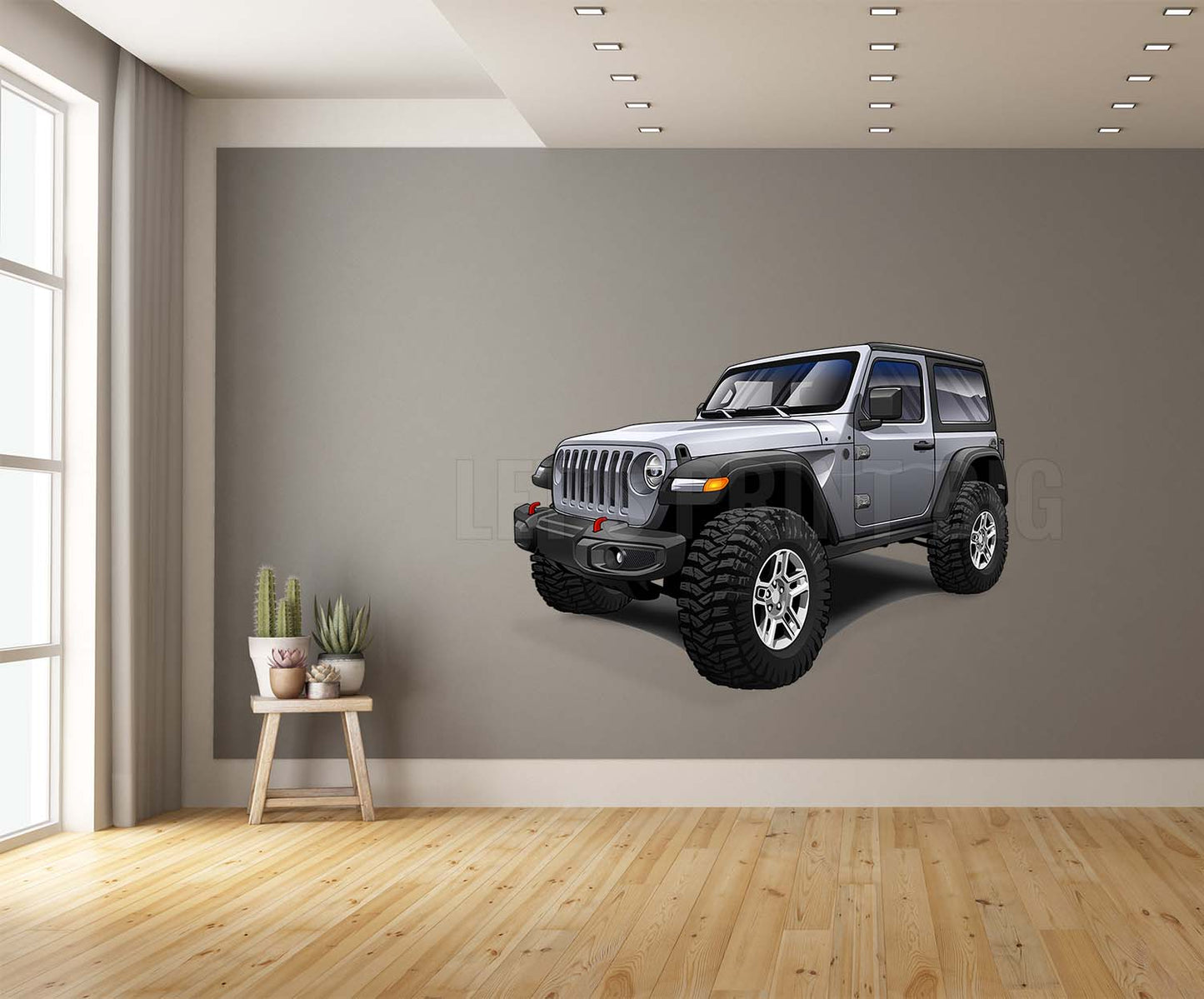 2020 Jeep Wrangler Car Art Wall Decal