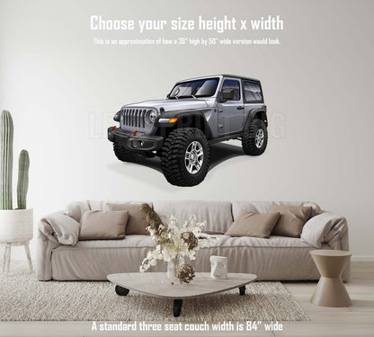 2020 Jeep Wrangler Car Art Wall Decal