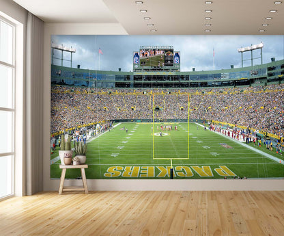 Lambeau Field Football Stadium Packers Wallpaper Wall Mural extra room