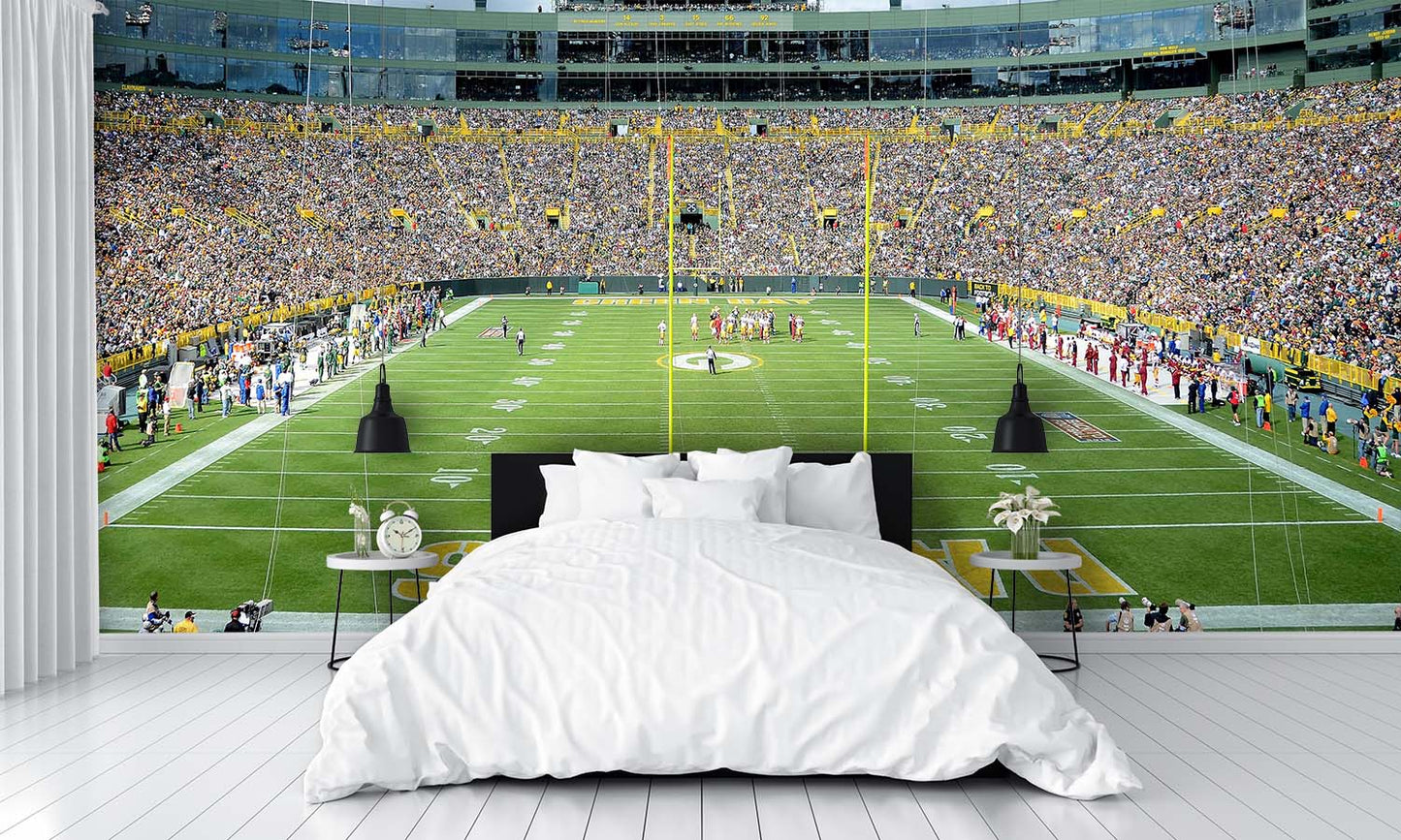 Lambeau Field Football Stadium Packers Wallpaper Wall Mural bedroom