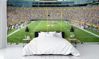 Lambeau Field Football Stadium Packers Wallpaper Wall Mural bedroom