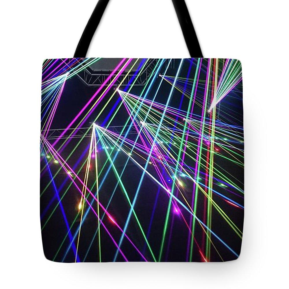 Laser Light Abstract - Tote Bag