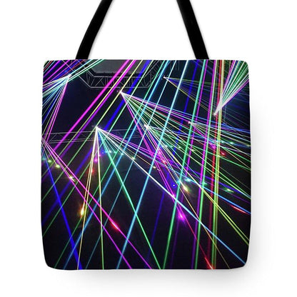Laser Light Abstract - Tote Bag