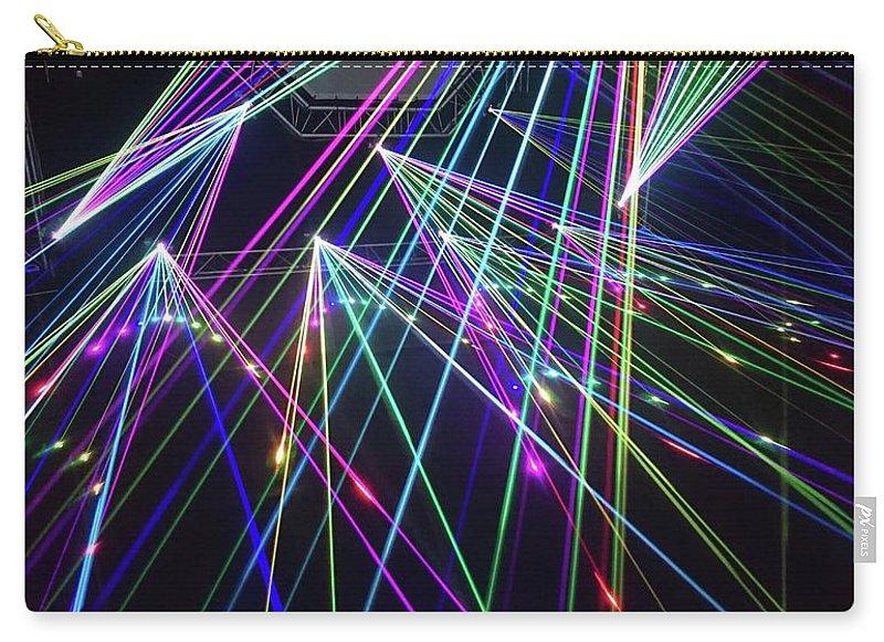 Laser Light Abstract - Carry-All Pouch
