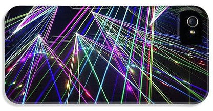 Laser Light Abstract - Phone Case