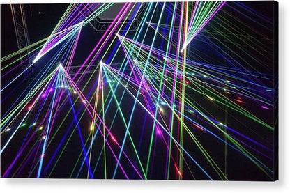 Laser Light Abstract - Acrylic Print