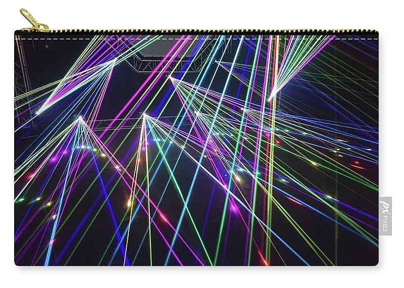 Laser Light Abstract - Carry-All Pouch