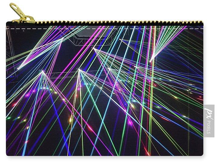Laser Light Abstract - Carry-All Pouch
