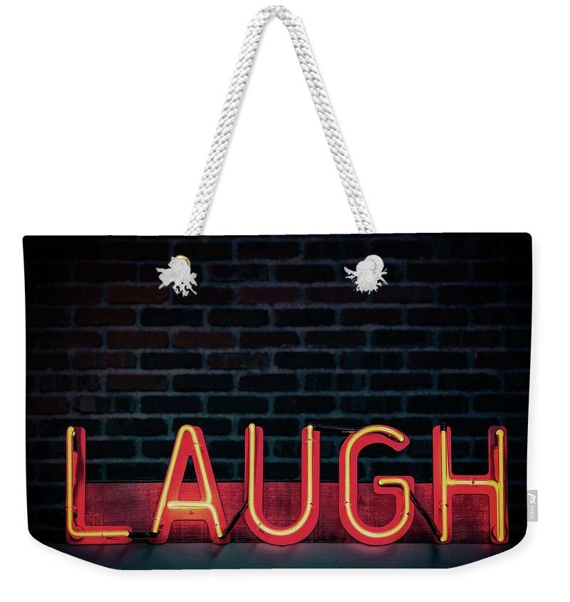 Laugh - Weekender Tote Bag