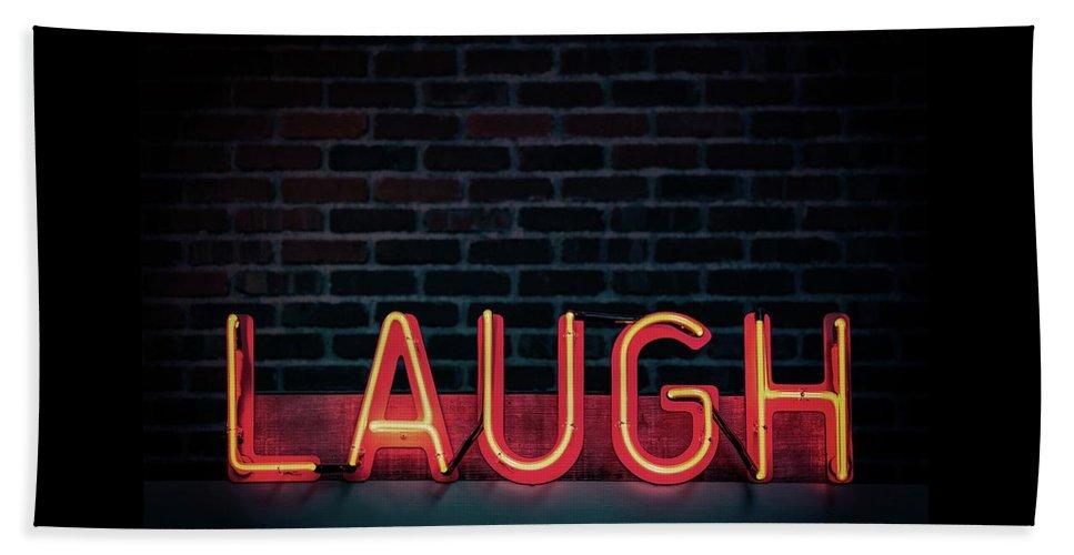 Laugh - Beach Towel