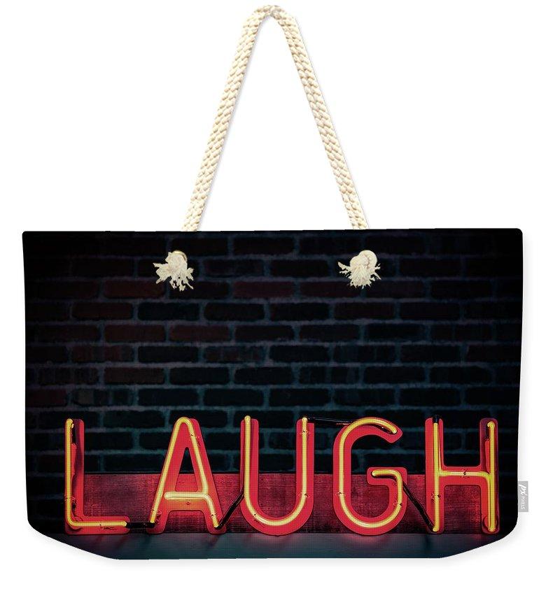 Laugh - Weekender Tote Bag