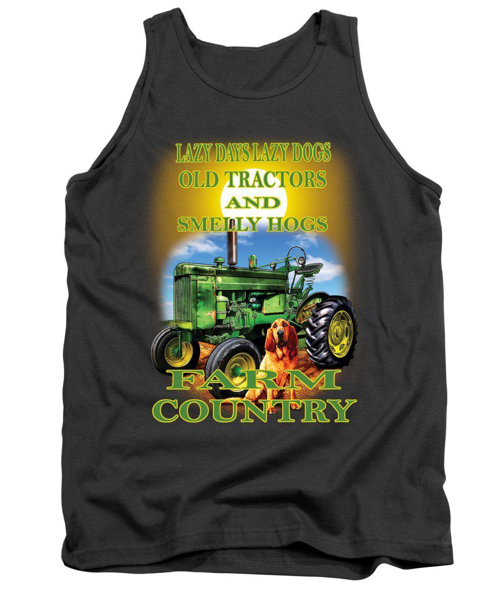 Lazy Days Tractor Farm Country - Tank Top