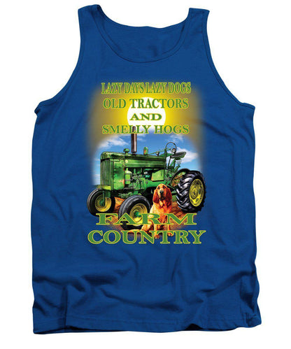 Lazy Days Tractor Farm Country - Tank Top