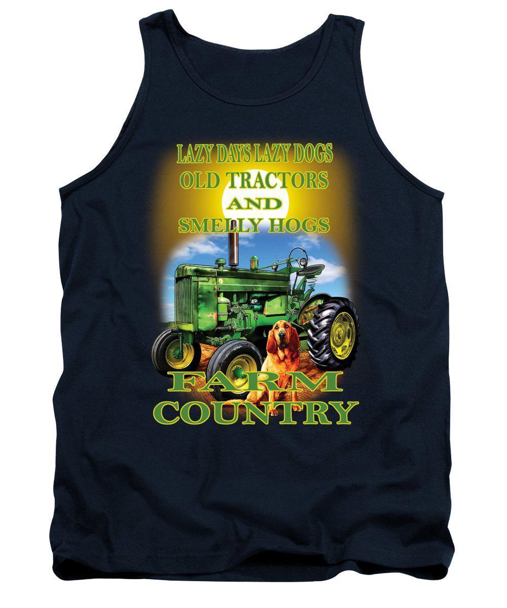 Lazy Days Tractor Farm Country - Tank Top