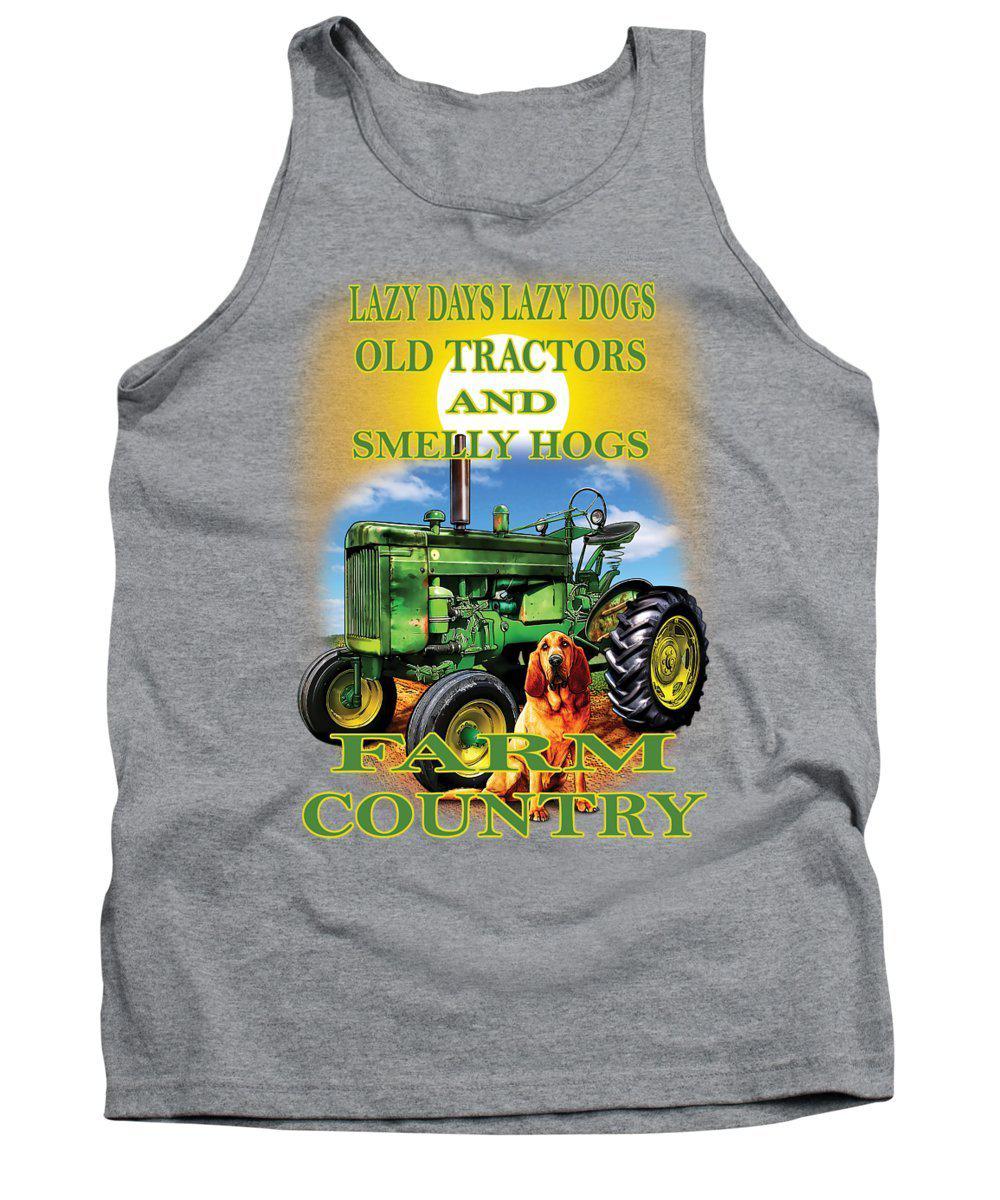 Lazy Days Tractor Farm Country - Tank Top