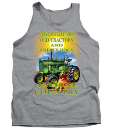 Lazy Days Tractor Farm Country - Tank Top