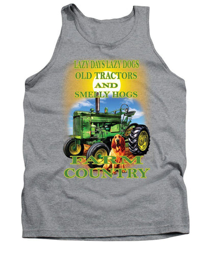 Lazy Days Tractor Farm Country - Tank Top