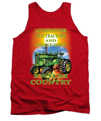 Lazy Days Tractor Farm Country - Tank Top