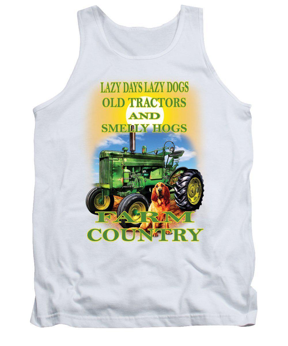 Lazy Days Tractor Farm Country - Tank Top