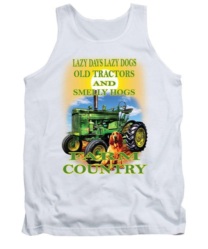 Lazy Days Tractor Farm Country - Tank Top
