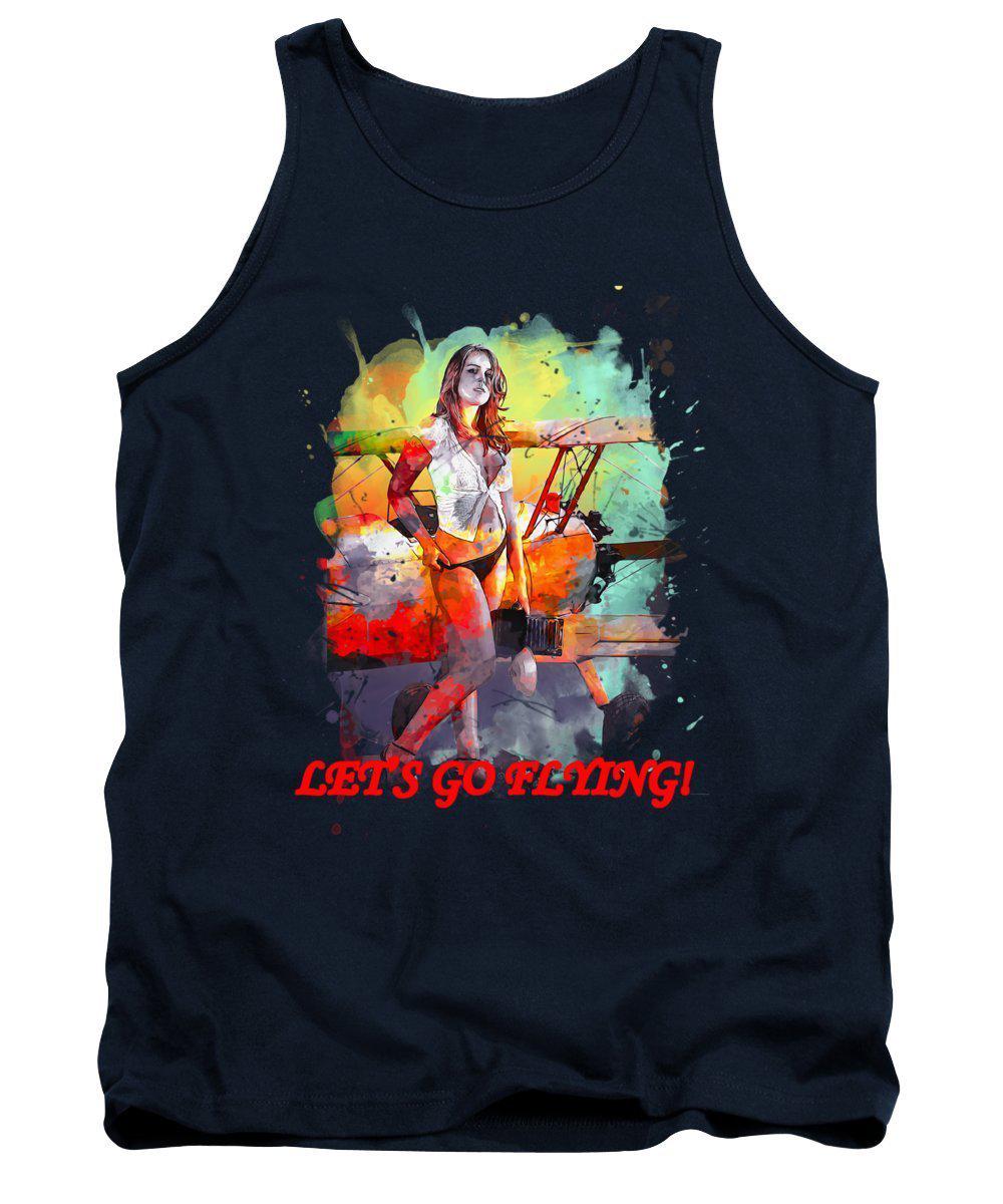 Let's Go Flying Girl - Tank Top