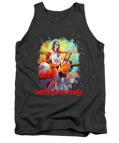 Let's Go Flying Girl - Tank Top