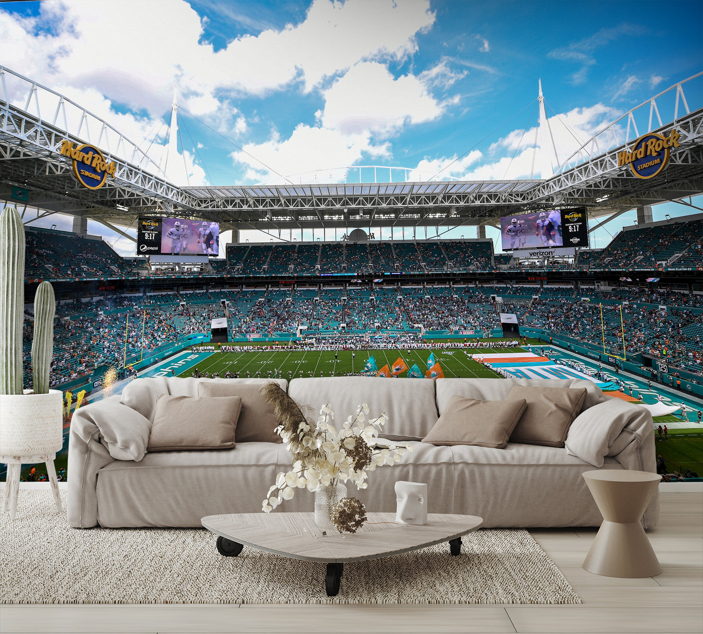 Hard Rock Stadium Wallpaper Mural