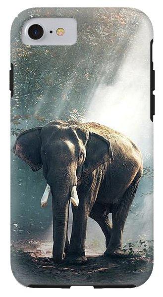 Lone Elephant - Phone Case