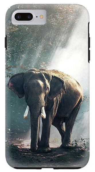 Lone Elephant - Phone Case