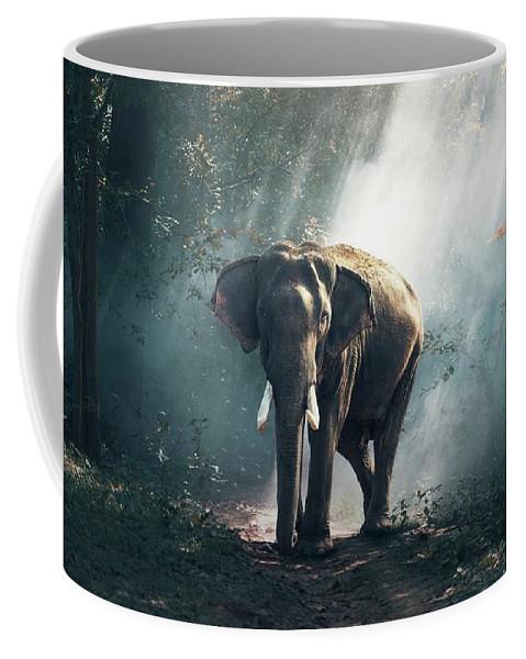 Lone Elephant - Coffee Mug