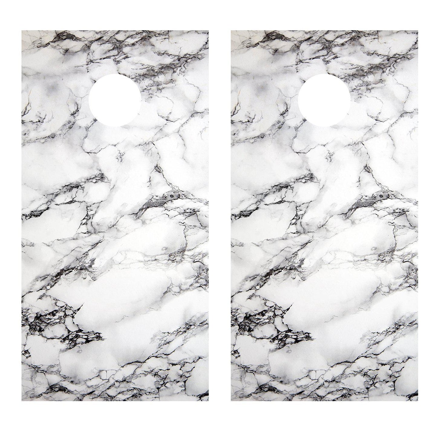 Marble Pattern Cornhole Decal Wrap