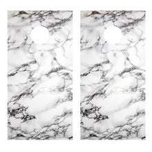 Marble Pattern Cornhole Decal Wrap