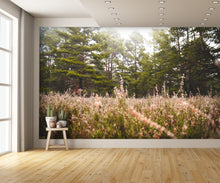 Flowery Meadow Landscape Mural Wallpaper
