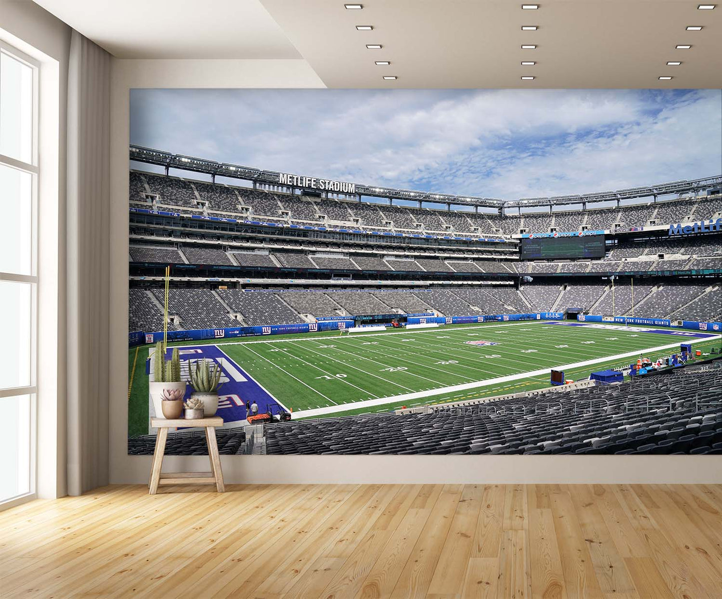 Metlife Football Stadium Custom Designed Wallpaper