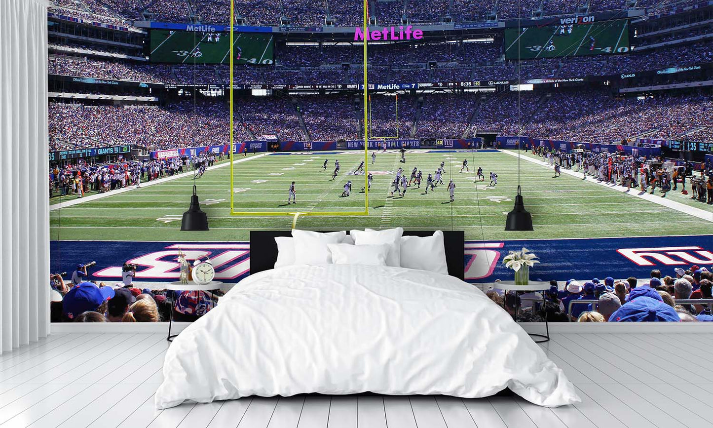 Metlife Football Stadium Design 2 Custom Designed Wallpaper