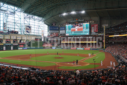 Minute Maid Park Astros Wallpaper Baseball Wall Mural proof
