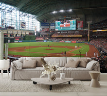 Minute Maid Park Astros Wallpaper Baseball Wall Mural living room couch