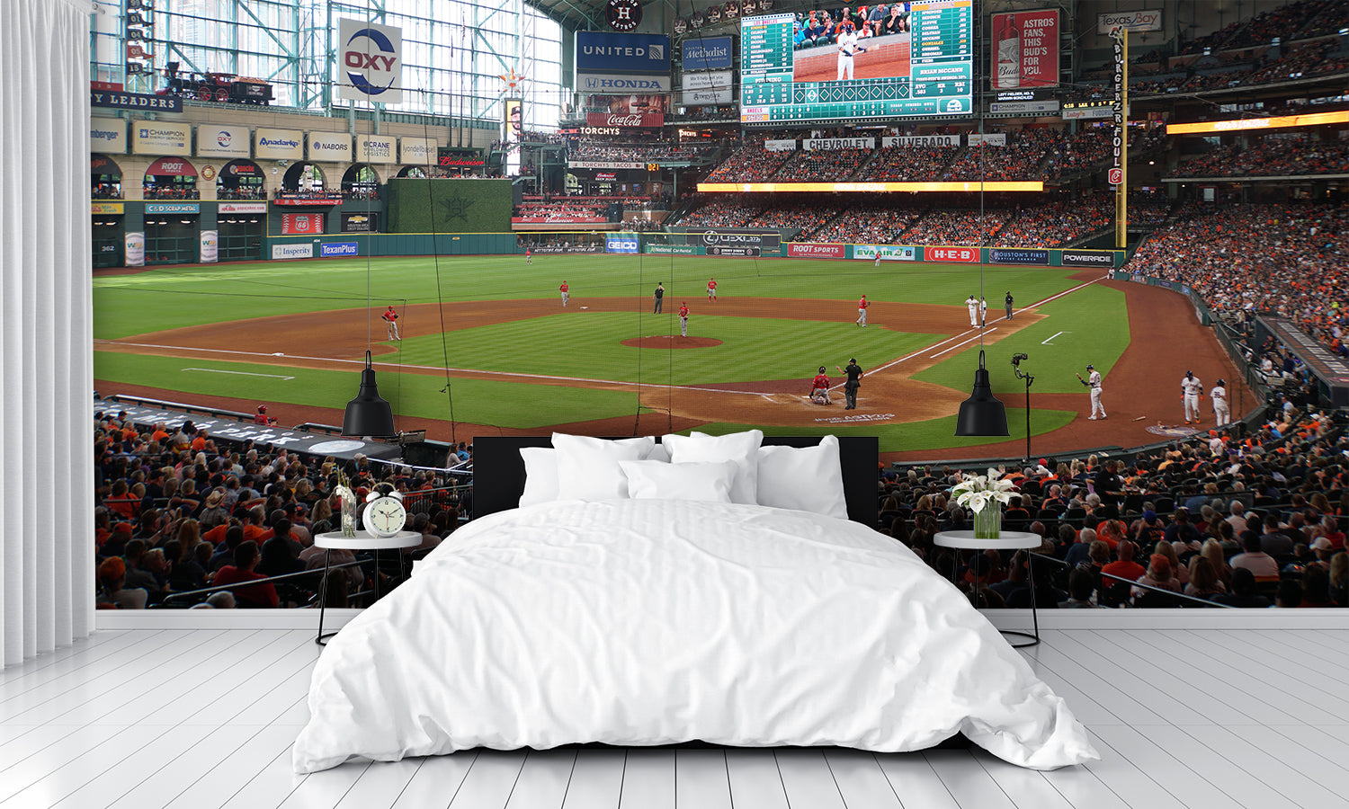 Minute Maid Park Astros Wallpaper Baseball Wall Mural bedroom