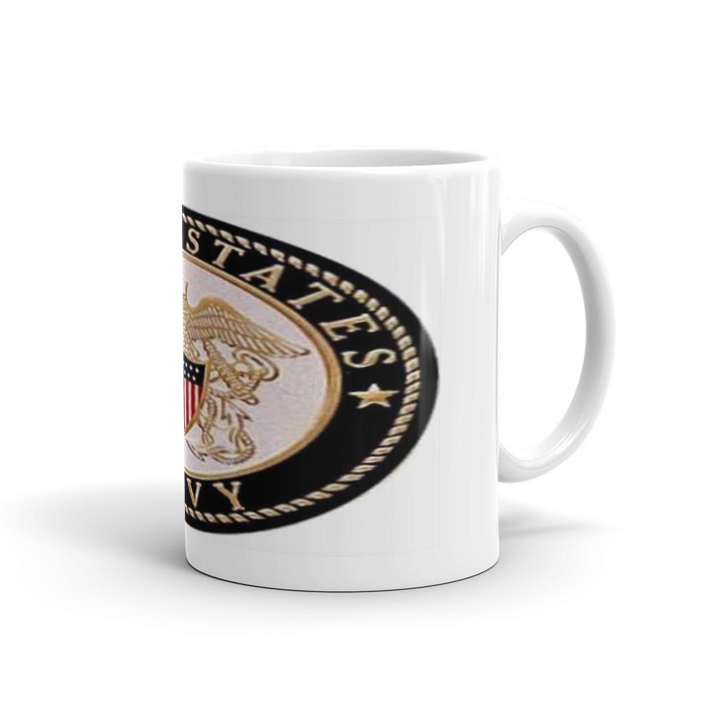 Navy Logo Mug - Let's Print Big